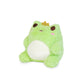 Cuddle Barn PlushGoals - Mini Wawa the Prince Clip Super Soft Cute Kawaii Frog Stuffed Animal Plush Toy Keychain Bag Charms, 4 inches