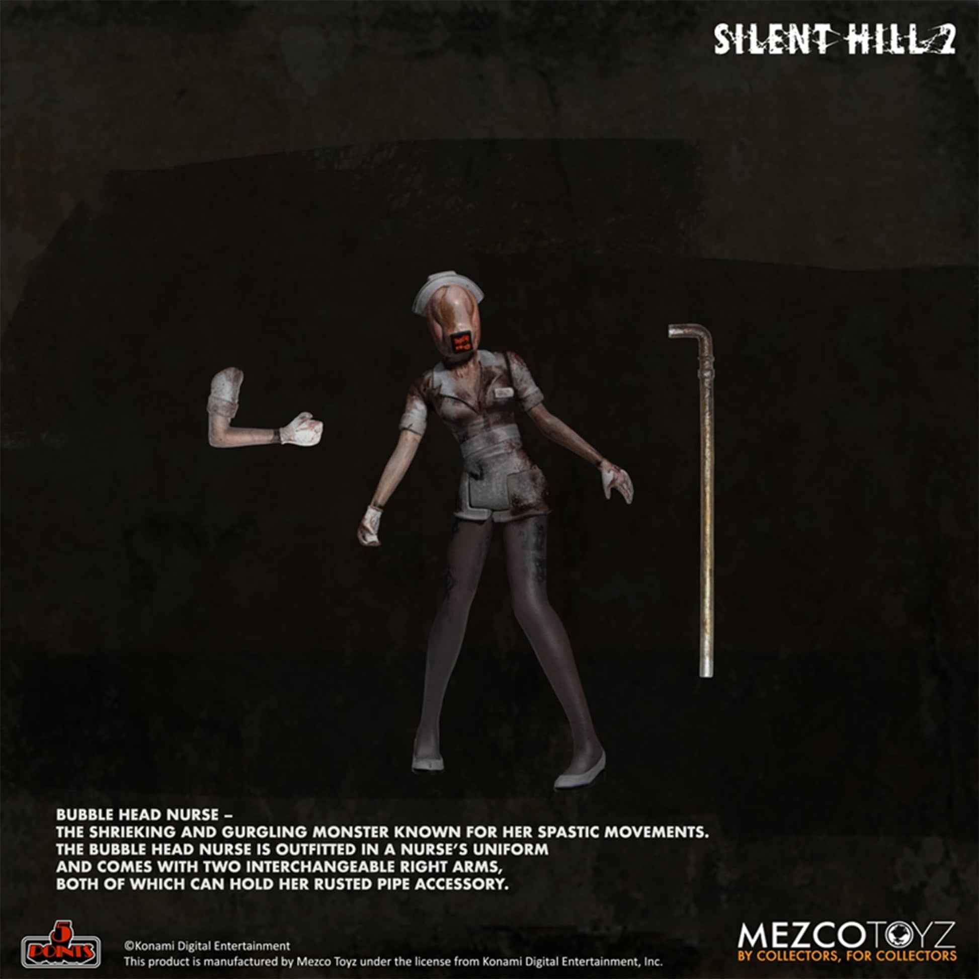 Mezco Toyz Silent Hill 2 5 Points Deluxe Figure Boxed Set