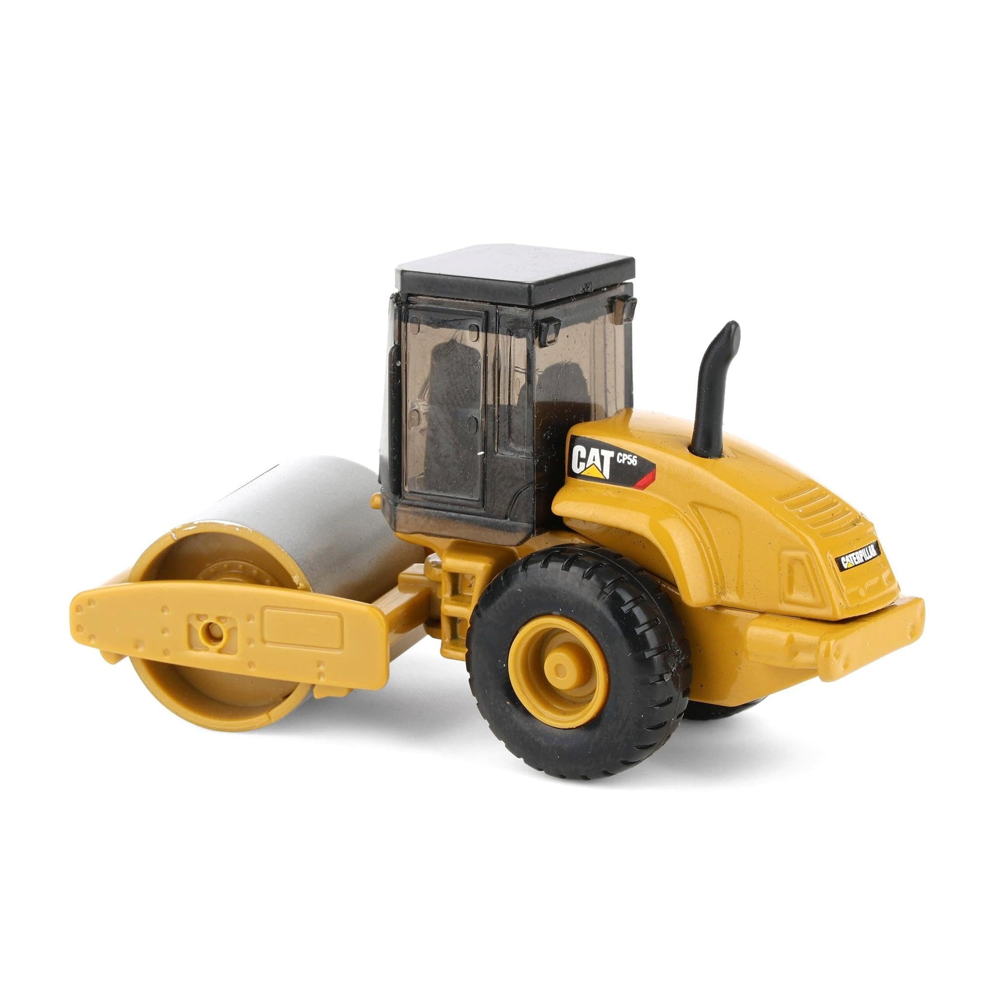 Diecast Masters Caterpillar Toy Replicas - 1:87 Scale Cat CS56 Roller with Interchangeable Front Attachment | Model 84662CS