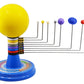 EISCO Solar System Model, 13" - Three Dimensional - Shows Relative Position and Motion of Planets Around The Sun - Includes Experiment Guide