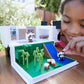 Mattel Minecraft Mob Head Minis Toys, Panda Playhouse Playset with 2 Panda Action Figures, Removable Bamboo Shoots & Cake Slice Accessories