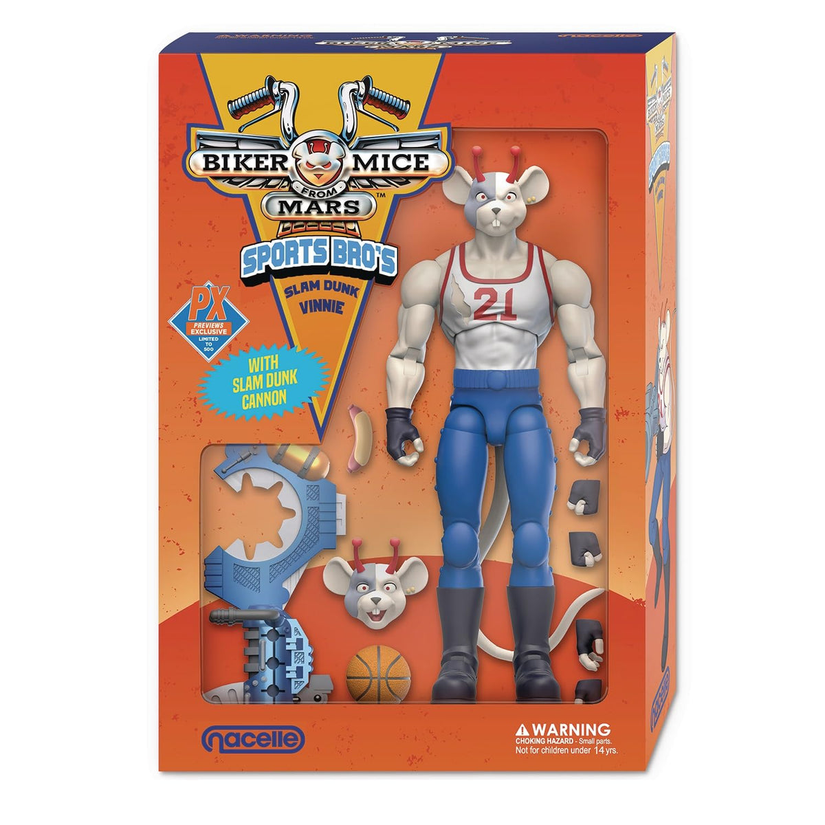 Biker Mice from Mars: The Sports Bro’s Vinnie Previews Exclusive Action Figure