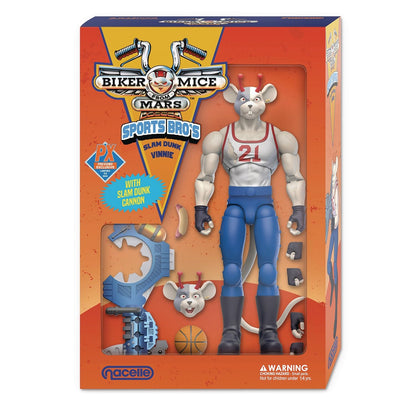 Biker Mice from Mars: The Sports Bro’s Vinnie Previews Exclusive Action Figure