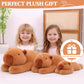 12in Weighted Capybara Plush Toy, Soft Stuffed Animal Pillow for Kids