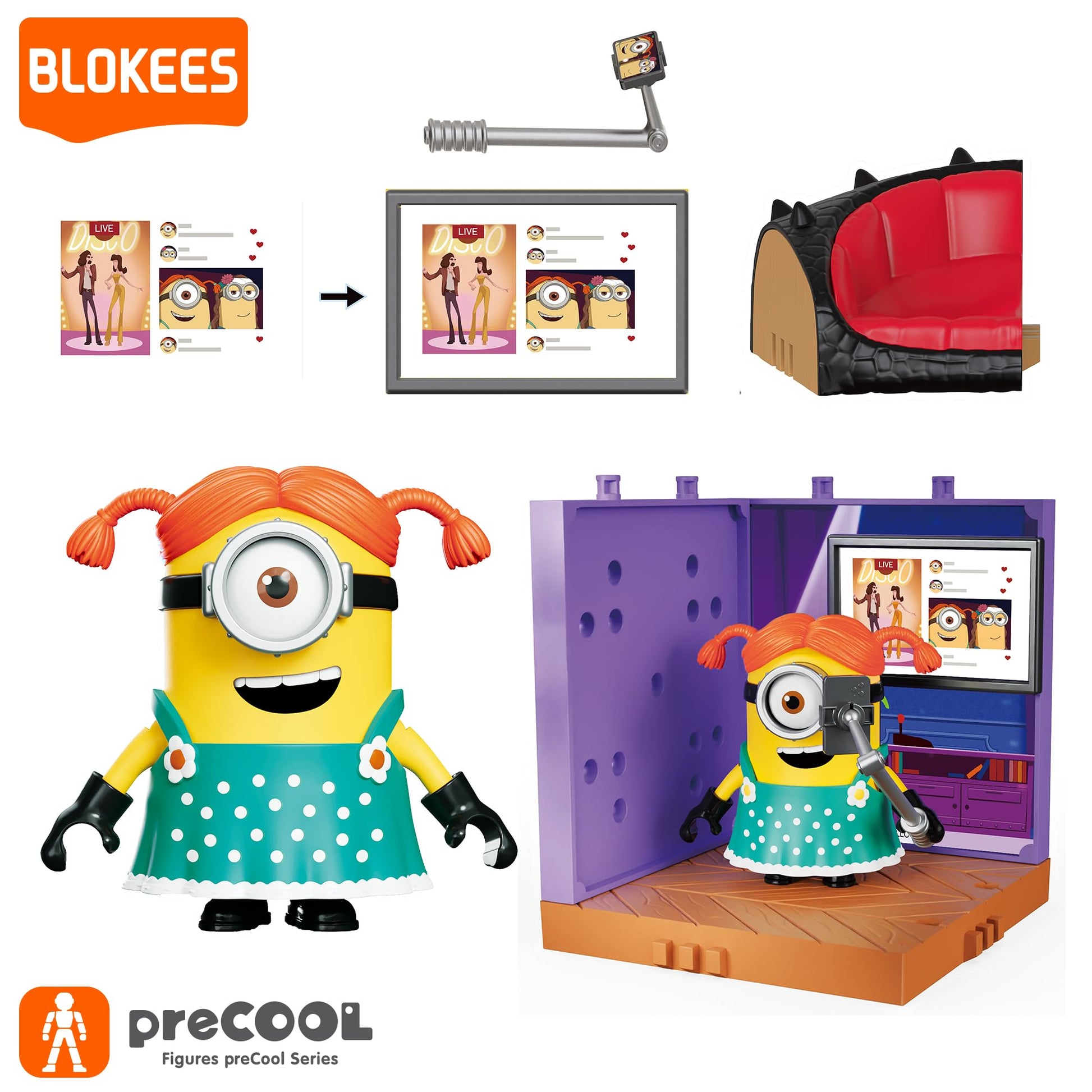 BLOKEES | preCOOL- Minions-Series 2| Celebration Party | Build - Play - Collect