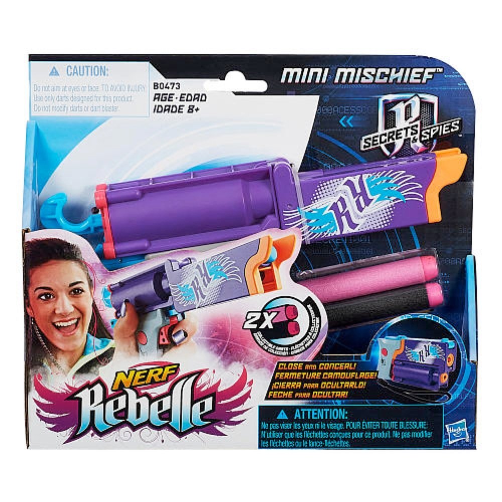 Nerf Rebelle Secrets & Spies Mini Mischief Blaster