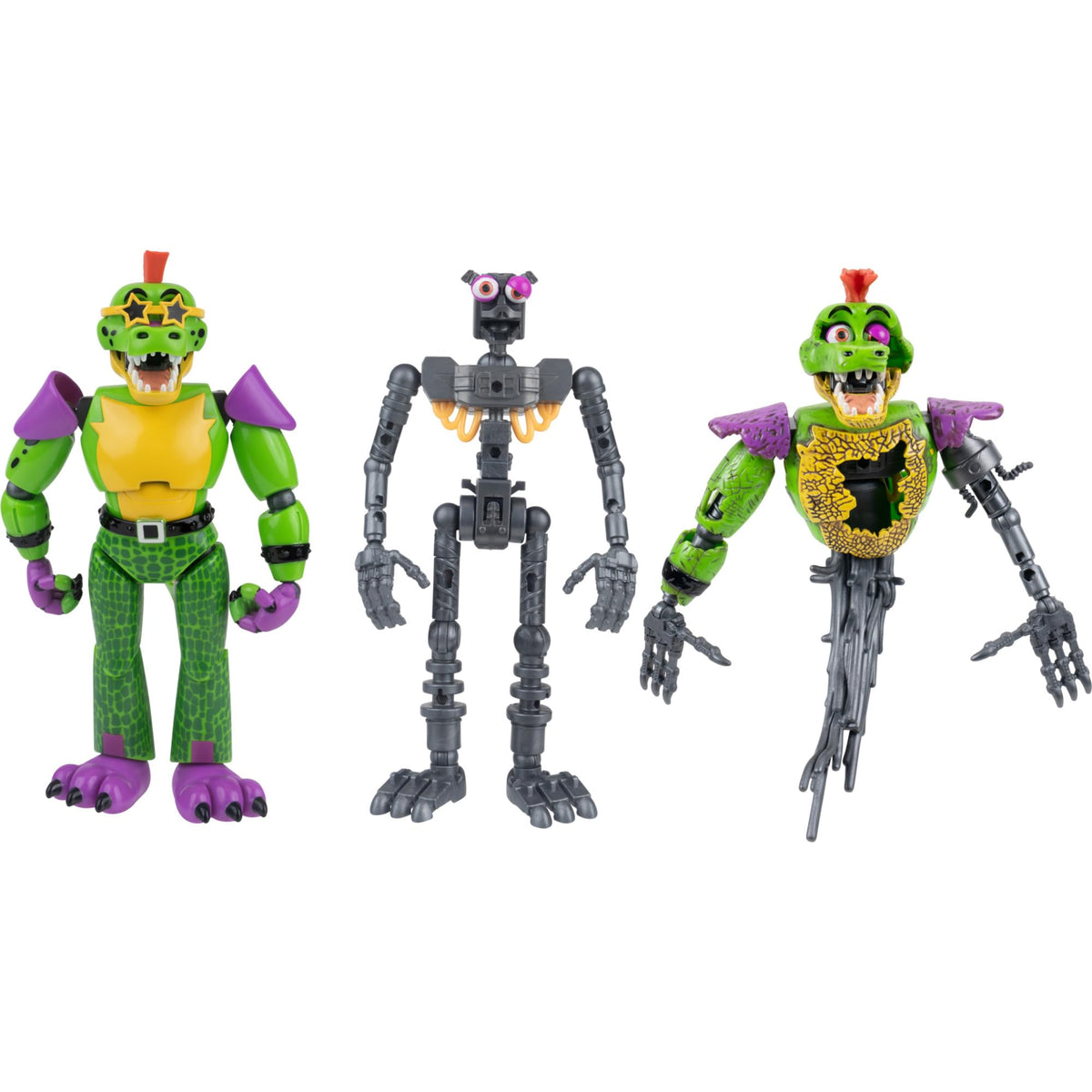 Five Nights at Freddy’s 6-Inch Endo-Series Collector Figure - 6-Inch Endo-02 with Swapable Montgomery Gator and Shattered Montgomery Gator Parts