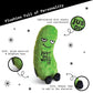 Punchkins Pickle Plushie - Just Dill with It Sassy Pickle Plush, Gift for Pickle Lovers, Food Plush Toy for Gifting