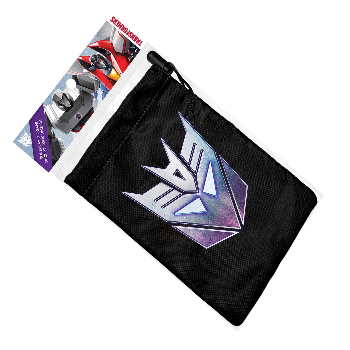 Renegade Game Studios Transformers Decepticon Dice Bag - RPG Drawstring