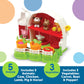 Learning Resources Peekaboo Learning Barnyard Playset - Farm Animal Toys, Montessori Toddler Toys, Imaginative and Fine Motor Skills, Counting Skills