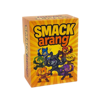 Rivora Games SMACKarang Card Game - Fast-Paced Family & Party Game for Kids 8+, Teens & Adults - 3-6 Players - Color-Matching Action with Unique
