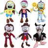 JHESAO 6 PCS PVZ Plush Plants and Zombies Plushies- Zombie Characters: Guitar, Pirate, Archmage, Football, Cowboy