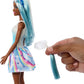 Barbie Unicorn Doll with Blue Fantasy Hair, Ombre Outfit & Themed Accessories Including Headband & Tail