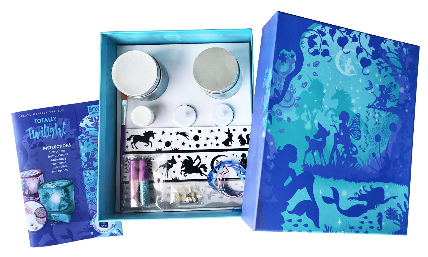 Box Candiy Totally Twilight Inspirational Fairies and Mermaids Night Light Set to Make and Enjoy