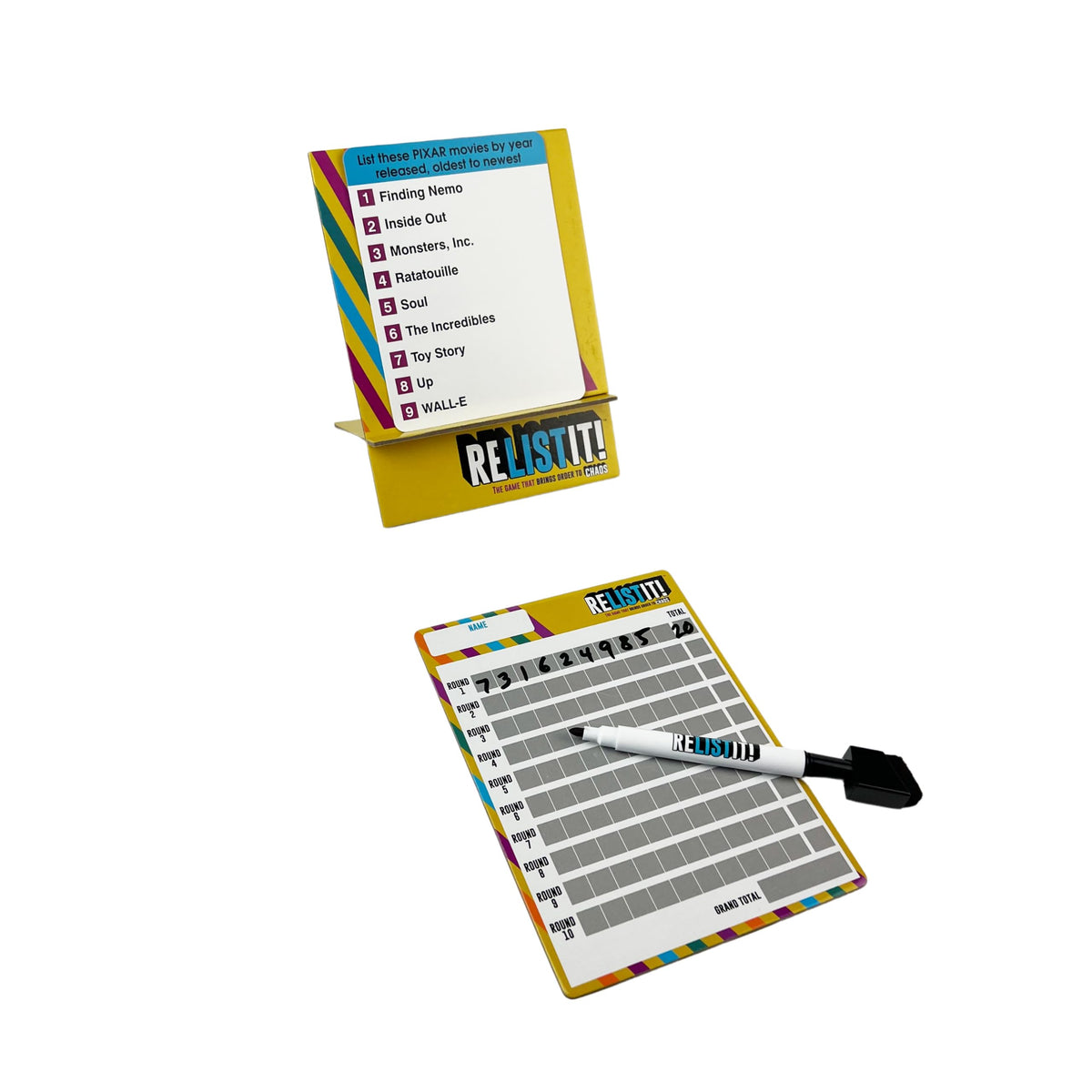 Relist It Family Party Game, Fast-Paced Trivia Game, Ages 12+