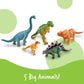 Learning Resources Jumbo Dinosaurs Set 1 - Kids Dinosaur Toys, Large Dinosaur Figures, Figurines for Kids, Toddler Animal Figurines, Dino Bath Toys
