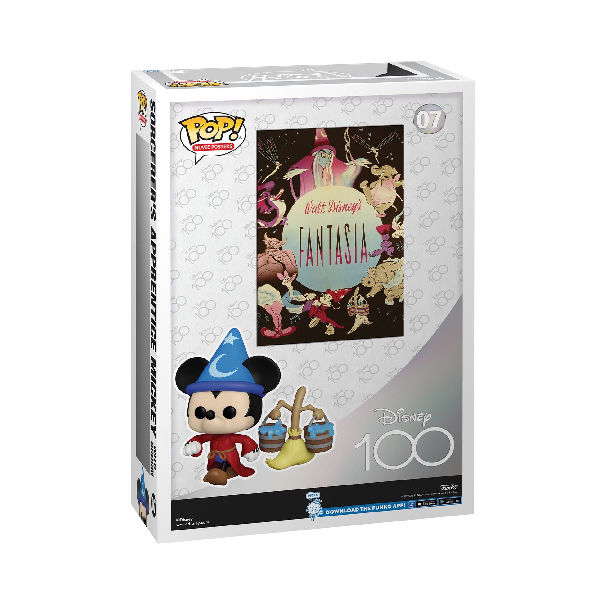 Funko POP! Movie Poster: Disney - Mickey Mouse - Fantasia - Collectable Vinyl Figure - Gift Idea - Official Merchandise - for Kids & Adults - Movies