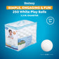 Bestway 250 Ball Pit Balls, White, 2.3" Play Balls, for Ages 1+