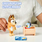 Bluey Baby Race Figure 2-Pack, Chilli & Baby in Cradle
