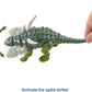 Mattel Jurassic World Fierce Force Dinosaur Action Figure, Sauropelta Dino Toy with Movable Joints, Realistic Sculpting & Single-Strike Motion