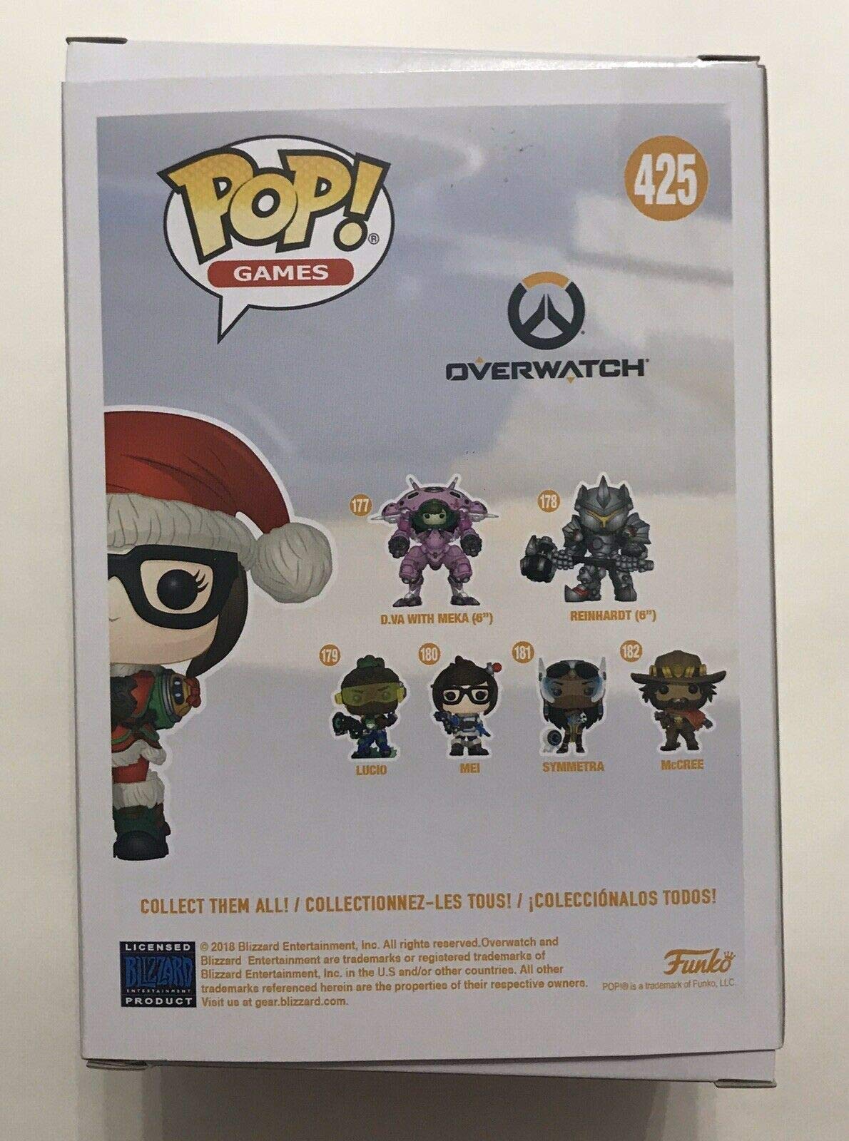 Overwatch Pop Holiday Mei Figure 425