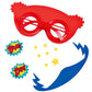 Kids Superhero Foam Glasses Craft Kit -12 - Crafts for Kids and Fun Home Activities