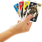 Mattel Games UNO Flip! Marvel Card Game for Kids, Adults & Family Night with Double-Sided Cards, Heroes vs. Villains
