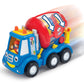 Wow Toys Mix ‘n’ Fix Mike - Construction Cement Mixer Truck with Driver Figure | Friction Powered, No Batteries, Safe Toddler Toy Ages 1-5