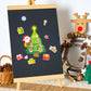 JOYIN 48 Pcs Christmas Sticker Sheets, Christmas Craft Supplies for Kids, Make Your Own Characters Mix and Match Sticker Sheets with Trees, Kids Party