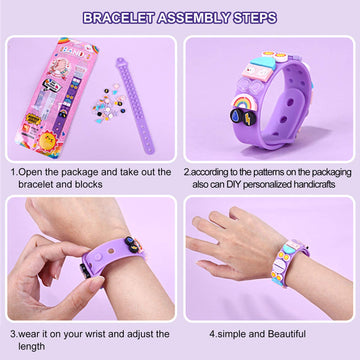 MEIEST 6 Packs Kids Jewelry Craft Bracelet,Sports Bracelet Making Kits,Custom Friendship Wristbands