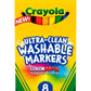 Crayola Classic Colors Washable Marker 8/pack (Pack of20)