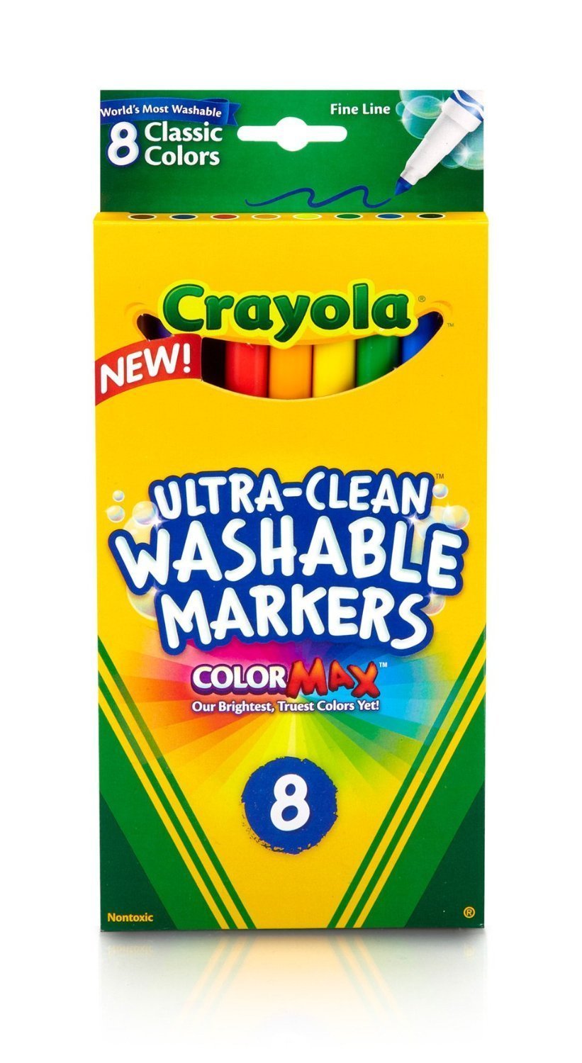 Crayola Classic Colors Washable Marker 8/pack (Pack of20)