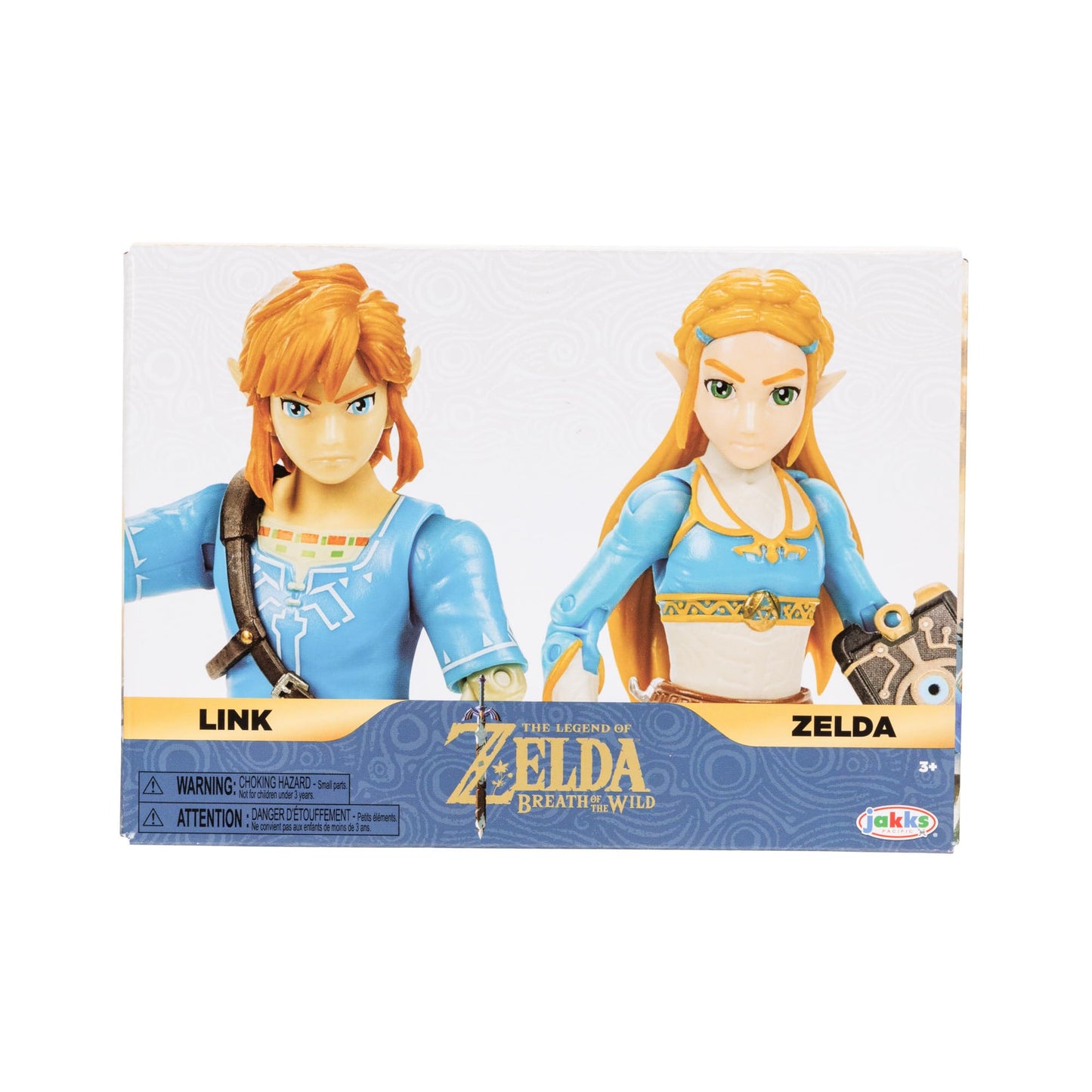 Super Mario 4" Action Figure 2 Pack: Link & Zelda