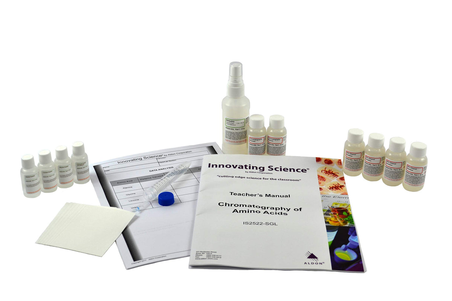 ALDON Innovating Science Chromatography of Amino Acids - Explore & The Process Small Group Learning Experiment Kit