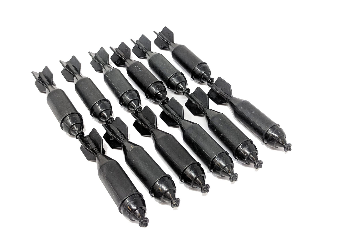 Military Navy Toy Torpedo Missiles Playset for Action Figures Diorama Sets Aircraft Ships and Submarines - 12 Pieces