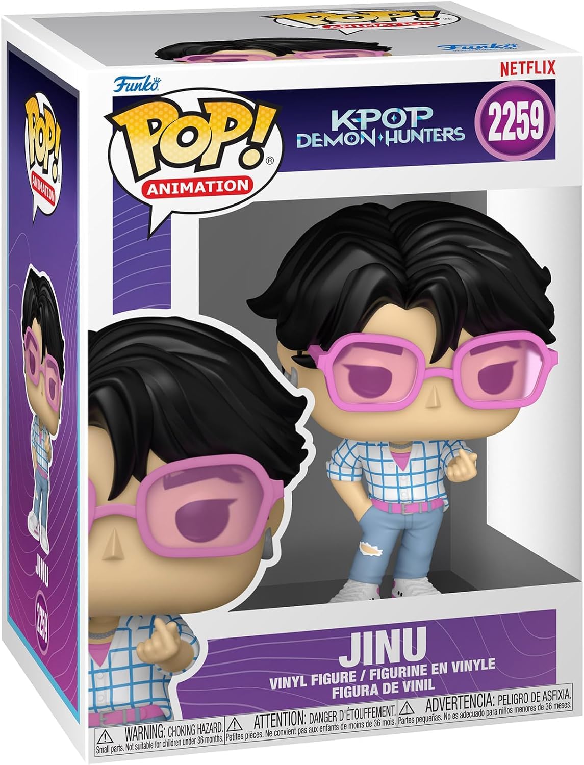 Funko Pop! Anime: Kpop Demon Hunters - Jinu Saja Boys Vinyl Figure