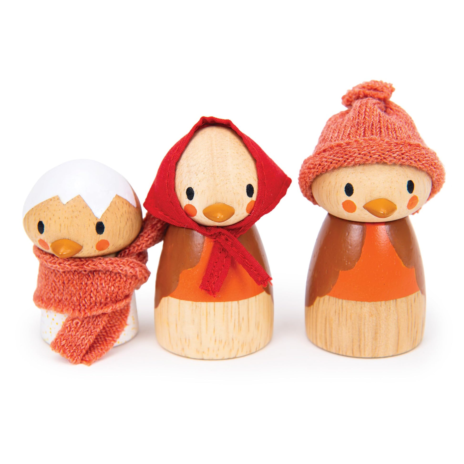 Tender Leaf Toys - Robin’s Nest Box - Wooden Toy Birdhouse with Bird Family and Accessories - Imaginative Play Set - Develop Creative Storytelling