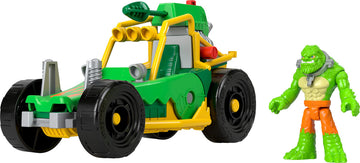 Fisher-Price Imaginext DC Super Friends Toy Killer Croc Figure & Buggy Car with Projectile Launcher for Pretend Play Kids Ages 3+ Years