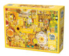 Cobble Hill 1000 Piece Puzzle - Rainbow Collection: Yellow - Sample Poster Included
