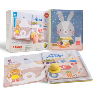 Taf Toys water reveal pad with Magic Stamp Interactive Reusable Water-Reveal Activity book for Toddlers 18 month, Non-Toxic & Quick-Drying Baby water