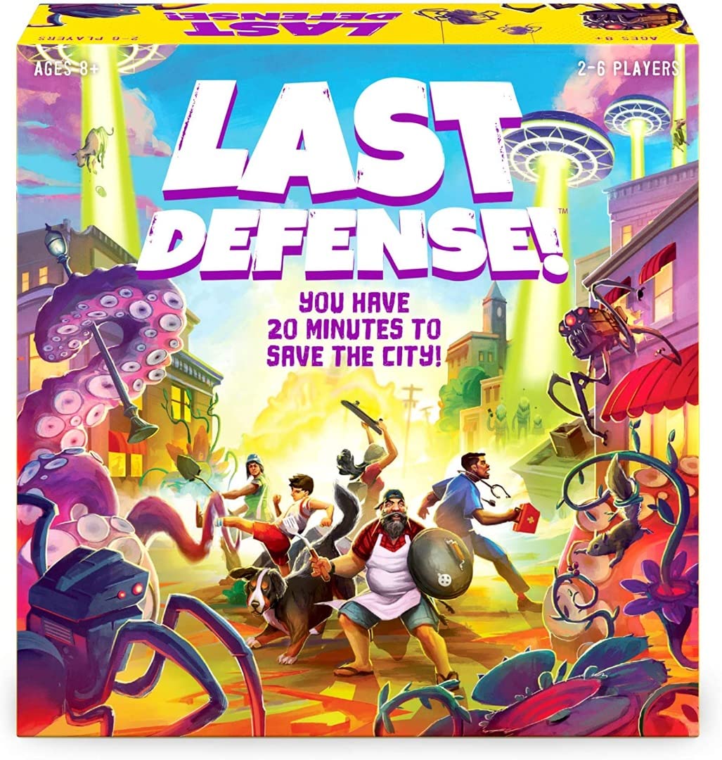 Funko Games Funko Board Signature Last Defense Game - Light Strategy Board Game for Children & Adults (Ages 10+) - 2-4 Players - Collectible Vinyl