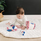 Genius Baby Toys My First 4th of July Baby Toy, Patriotic Plush Sand Bucket with 4 Sensory Toys - Teddy Bear, Shovel, Beach Ball & Sea Star, Summer