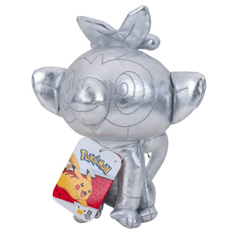 POKÉMON Select 8 INCH Plush - Silver SCORBUNNY