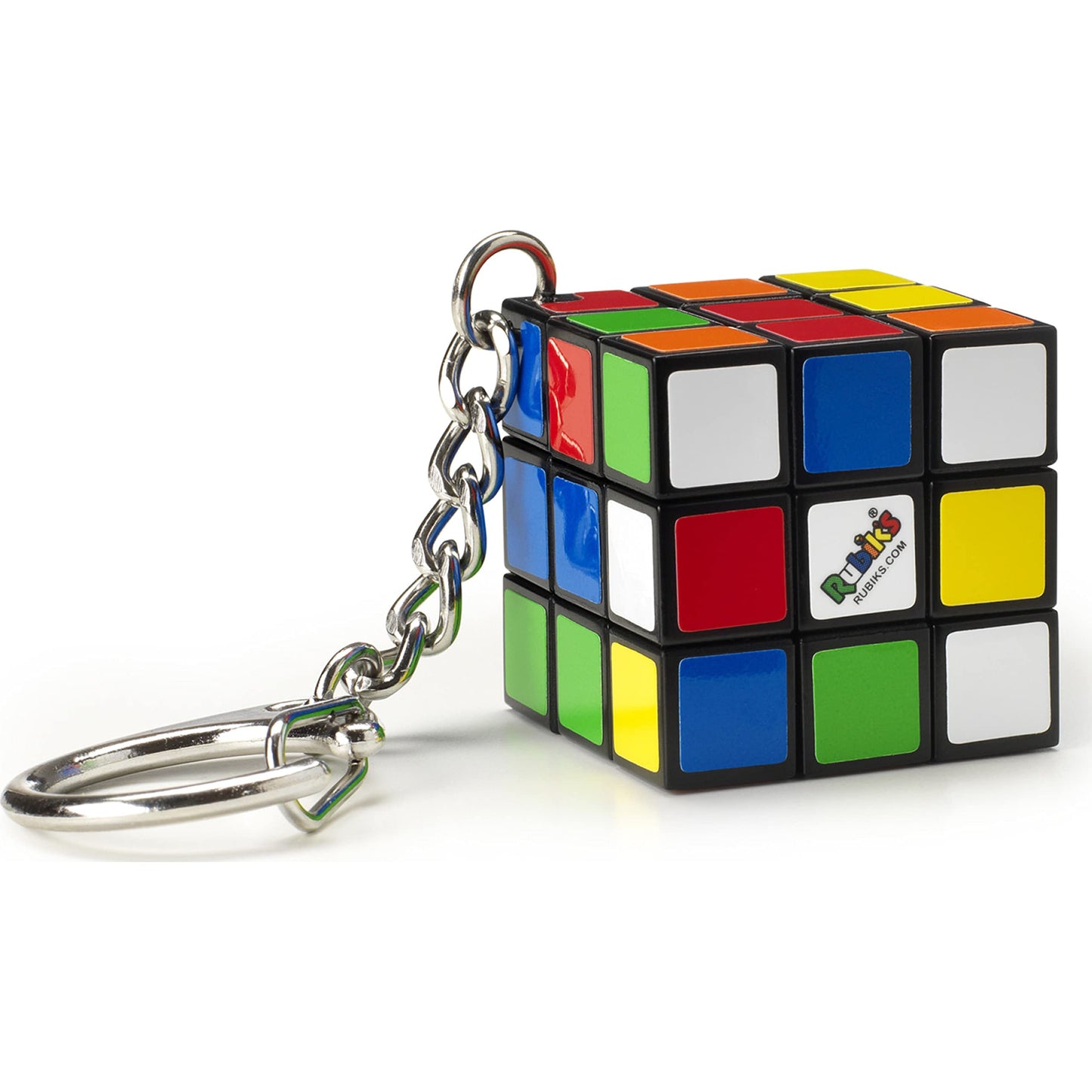 Rubik's Cube 3 x 3 Key Ring - Colourful Puzzle Game Rubik's - Mini Puzzle 3x3 Orginial Colour Matching - Classic Cube Problem Solving - Mini Version