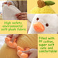 Banana Duck Plush Toy 13.7'',Cute Plushies Banana Stuffed Animal,Duck Plushie Long Banana Duck Plush Pillow,Funny Hugging Pillow Sleeping Cushion Soft