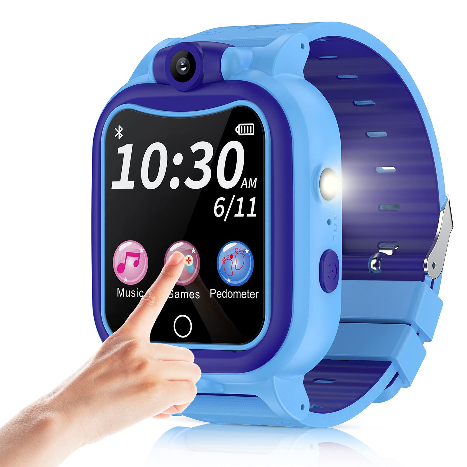 GYET Kids Smart Watch Boys 3-10 Year,Touchscreen Children Digital Watch with Camera Mp3 Pedometer Games Boys Watches Toys Christmas Birthday Gifts