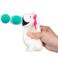 Hog Wild Axolotl Ball Popper Toy - Includes 4 Soft Foam Balls - Squeeze to Pop Air Powered Balls Up to 20 Feet - Launcher Safe for Indoor/Outdoor Play