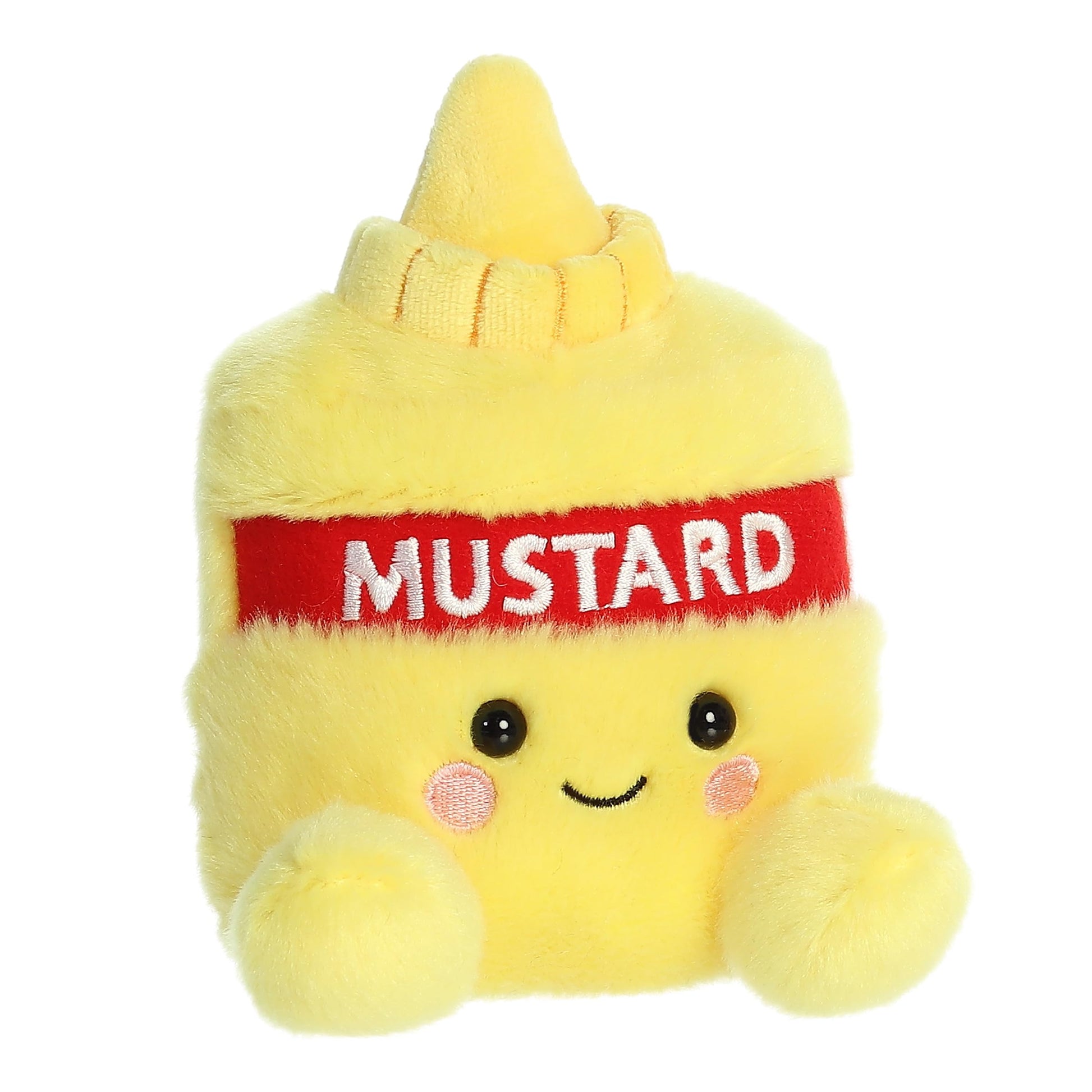 Aurora® Adorable Palm Pals™ Newton Mustard™ Stuffed Animal - Fun Collectible Plush for Kids and Adult Collectors - Perfect for Decorating Rooms