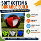 ENERKIDI 3 Pack Footbag Set, 8-Panel Kick Balls with Drawstring Storage Bag