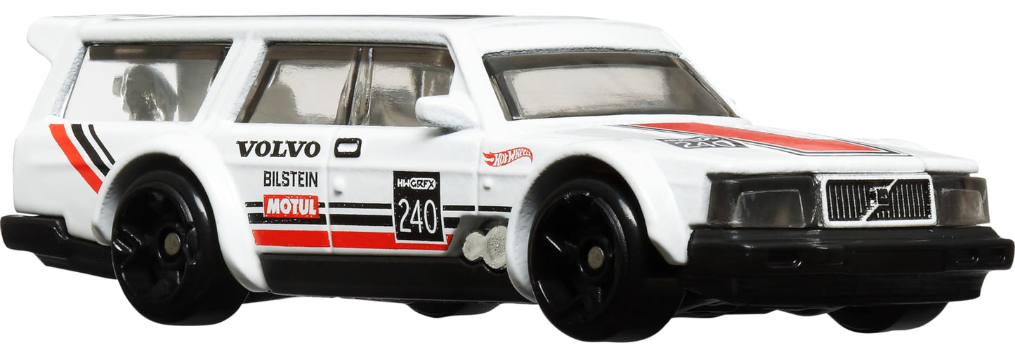 Hot Wheels Car Culture Premium 6-Pack, Set of 6 Die-Cast 1:64 Scale Euro Style Vehicles with Elevated Deco (Styles May Vary)